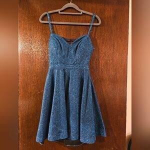 Sparkling Blue Prom / Semiformal Dress